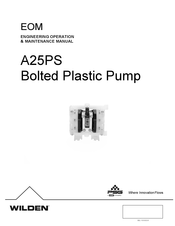 Dover PSG WILDEN A25PS Engineering, Operation & Maintenance