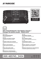 Parkside 465745 2404 Translation Of The Original Instructions