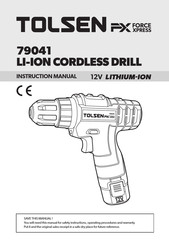 TOLSEN TOOLS FX 79041 Instruction Manual