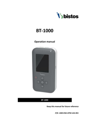 Bistos BT-1000 Operation Manual