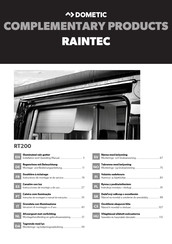 Dometic 9620018318 Installation And Operating Manual