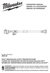 Milwaukee M18 2940-20 Operator's Manual