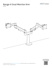 Uplift Desk Range-X MON062 Manual
