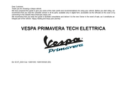 VESPA Primavera TECH ELETTRICA 2024 Manual