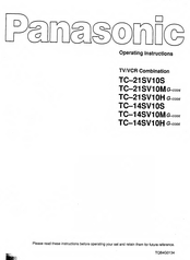 Panasonic TC-14SV1OM G-code Manual
