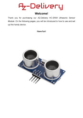AZ-Delivery HC-SR04 Manual