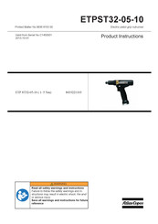 Atlas Copco ETP ST32-05-10 Product Instructions