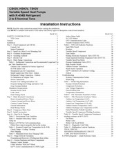 Carrier C5H3V060 Installation Instructions Manual