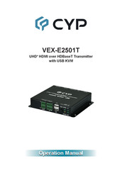 CYP VEX-E2501T Operation Manual