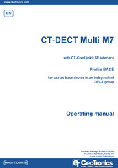 CeoTronics CT-DECT Multi M7 Operating Manual