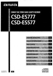 Aiwa CSD-ES577 Operating Instructions Manual