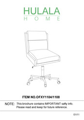 HULALA HOME OFXY1108 Manual