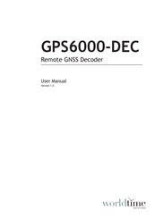World Time Solutions GPS6000-DEC User Manual