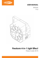 SHOWTEC Firestorm 4-in-1 Light Effect User Manual