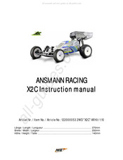 Ansmann Racing X2C Instruction Manual