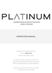 Platinum 20 Series Instruction Manual