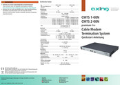 axing CMTS 2-00N Quick Start Manual