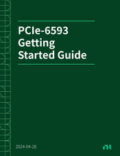 NI PCIe-6593 Getting Started Manual