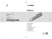 Bosch PushDrive Instructions Manual