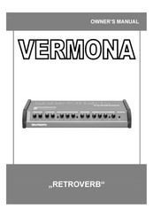 Vermona RETROVERB Owner's Manual
