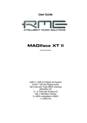 RME Audio MADIface XT II User Manual