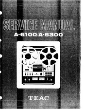 Teac A-6300 Service Manual