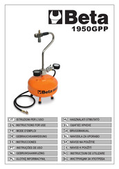 Beta 1950GPP Instructions For Use Manual