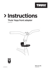 Thule Yepp front adapter Instructions Manual