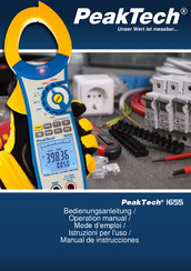PeakTech 1655 Operation Manual