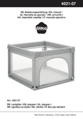 Fillikid 4021-07 Manual