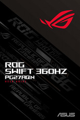 Asus ROG SWIFT 360HZ PG279AQN User Manual