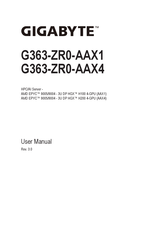 Gigabyte G363-ZR0-AAX1 User Manual