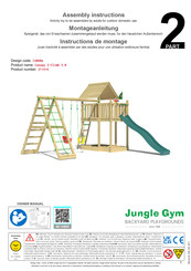 Jungle Gym Canopy 2-Climb 3.0 Assembly Instructions Manual