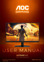 AOC Q27G42XNE User Manual