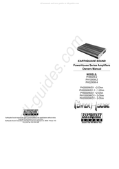 Earthquake PowerHouse Series Owner's Manual