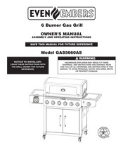 Even Embers GAS5660AS Owner's Manual