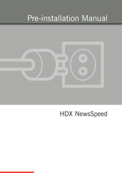 Glunz & Jensen HDX 85 Preinstallation Manual