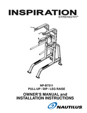 Nautilus INSPIRATION STRENGTH NP-B7511 Owner's Manual And Installation Instructions
