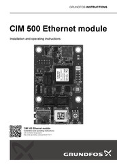 Grundfos CIM 500 Installation And Operating Instructions Manual