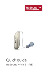 ReSound Vivia 61 RIE Quick Manual