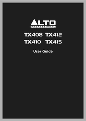 Alto TX4 Series User Manual