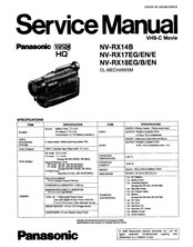 Panasonic NV-RX18EG/B/EN Service Manual