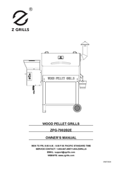 Z GRILLS ZPG-7002B2E Owner's Manual
