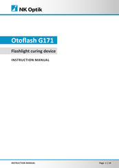 NK-Optik Otoflash G171 Instruction Manual