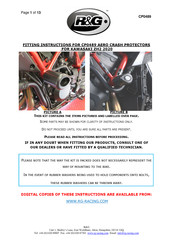 R&G CP0489 Fitting Instructions Manual