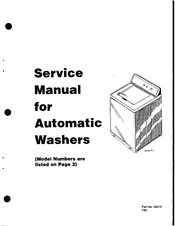 Alliance Laundry Systems KWM373-1109 Service Manual
