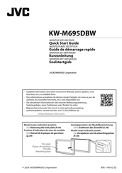 JVC KW-M695DBW Quick Start Manual