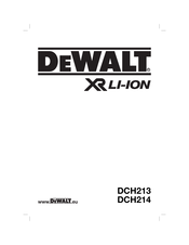DeWalt DCH214 Manual