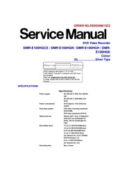 Panasonic DMR-E100HGH Service Manual