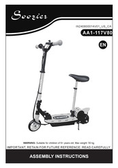 Soozier AA1-117V80 Assembly Instructions Manual
